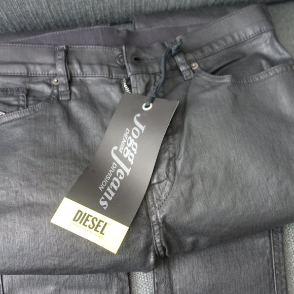 Diesel D-REEFT W30 L32 SKINNY Black JOGG JEANS - Picture 7 of 14